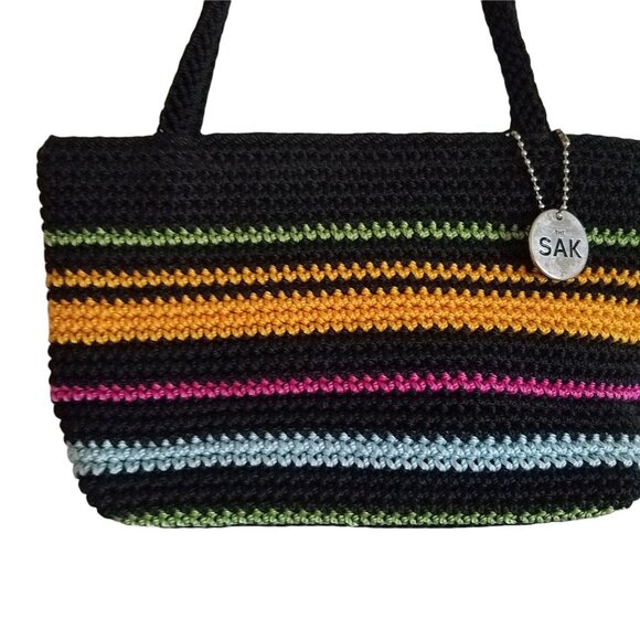 The Sak Rainbow Multi Color Crochet Mini Bag - Picture 3 of 9